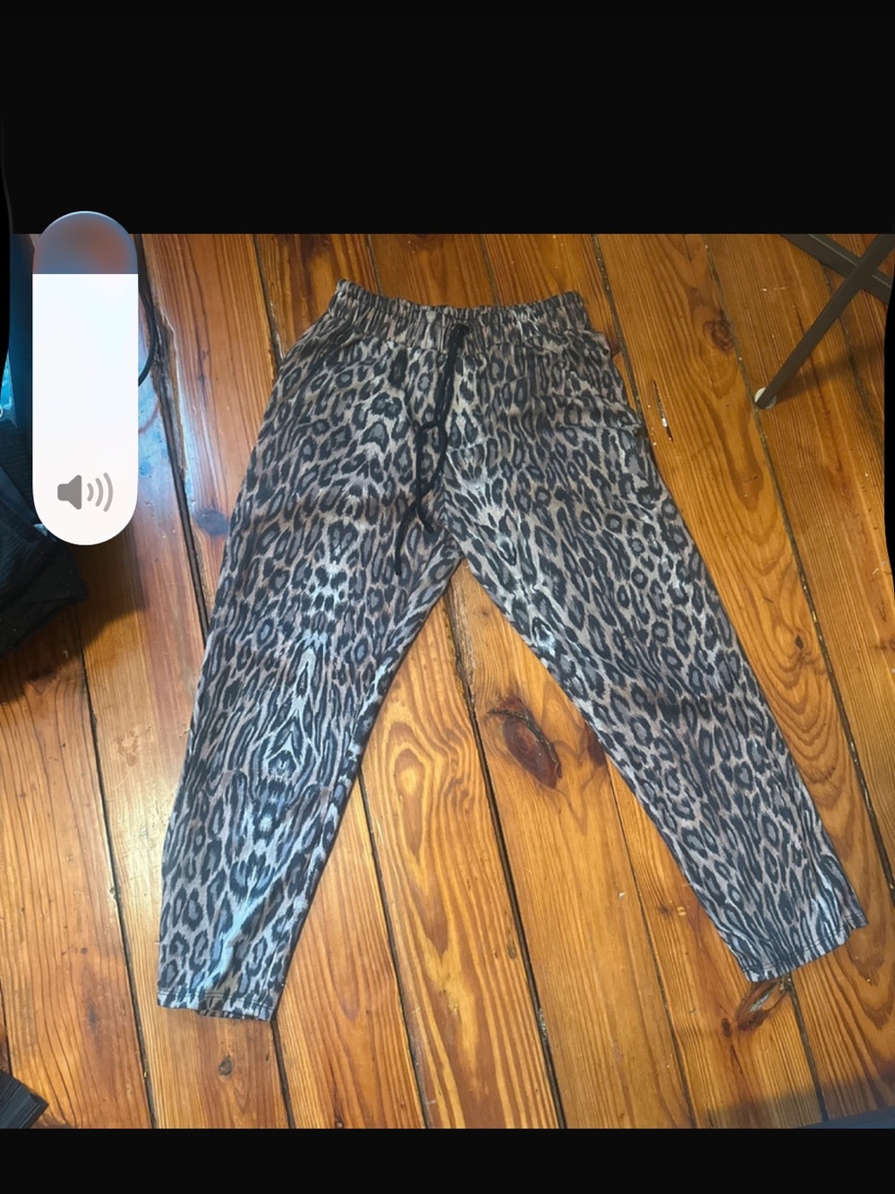 Zara  Leopard Print Lounge joggers size small